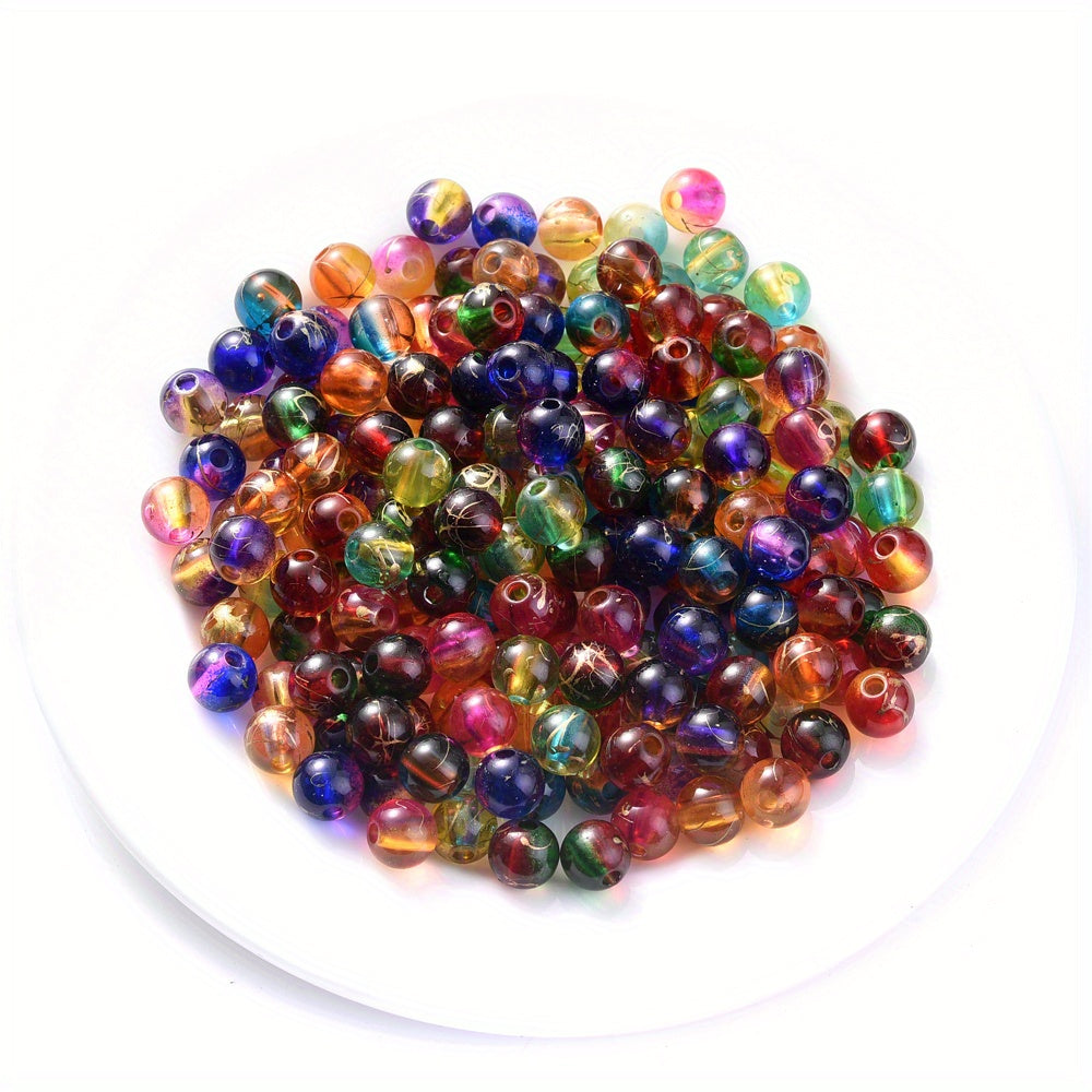 Blue Stone Round Spacer Beads