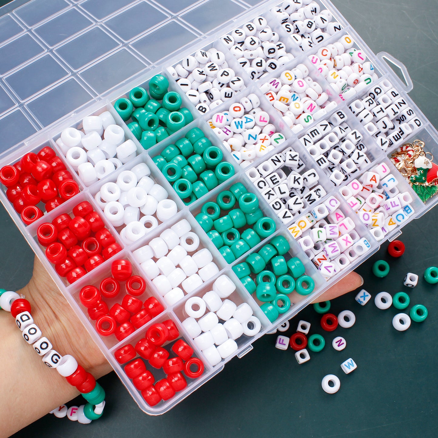 24-Grid Christmas DIY Beading Kit