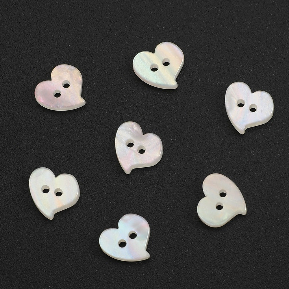 11.2mm AB Color Resin Button Beads