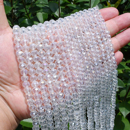 Resin AB Shiny Rhinestone Spacer Beads