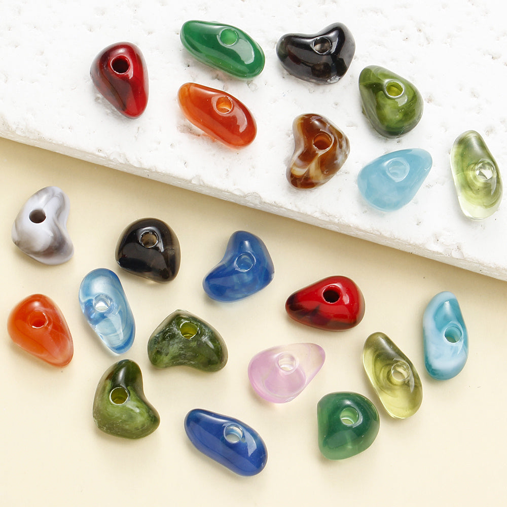 20g 4-9mm Two Tone Irregular Gradient Beads