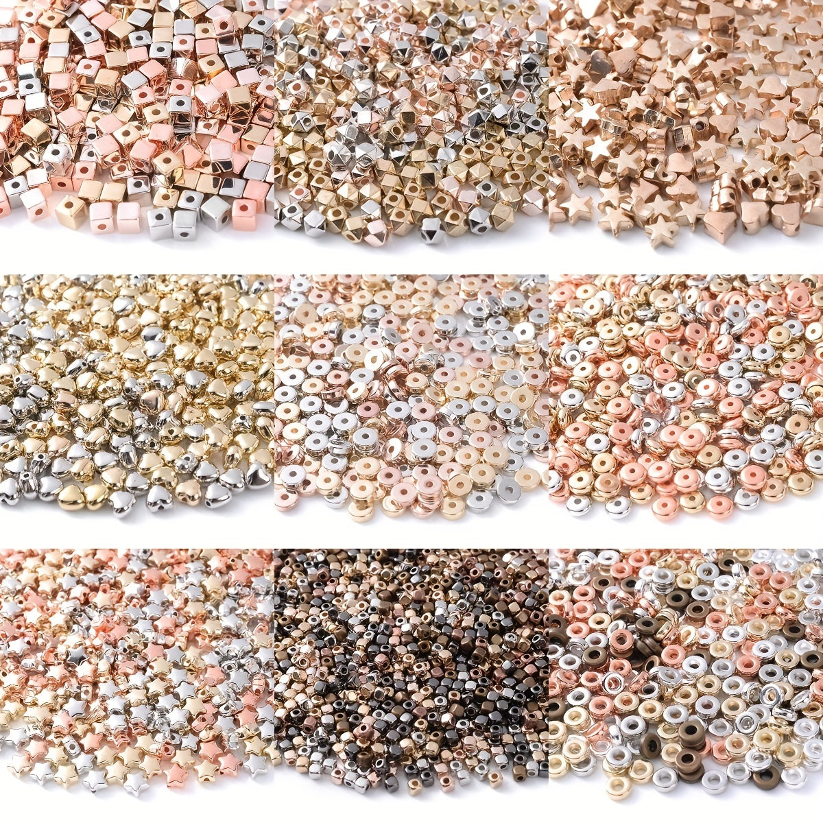 100pcs CCB Charm Spacer Beads
