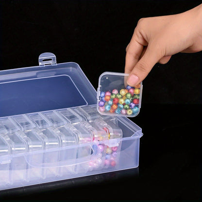 20-Grid Clear Plastic Storage Box