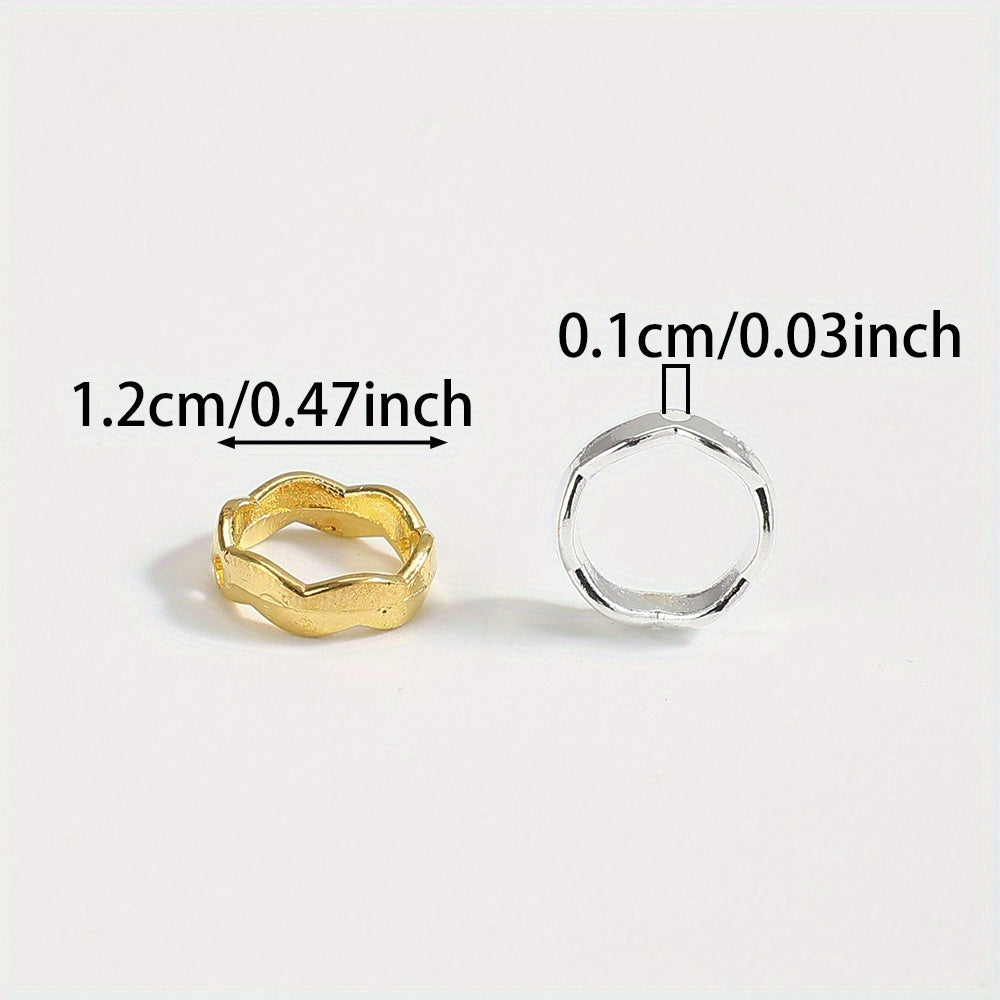 12mm Alloy Circle Spacer Beads