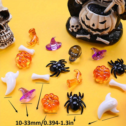 Halloween Mixed Style Resin Beads