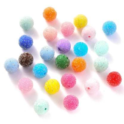 Macaroon Color Acrylic Round Spacer Beads