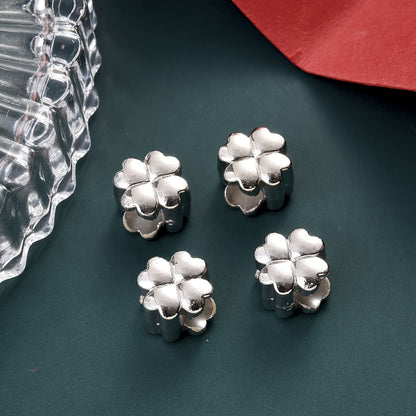 Transparent Glittering Cat Shape Frame Beads