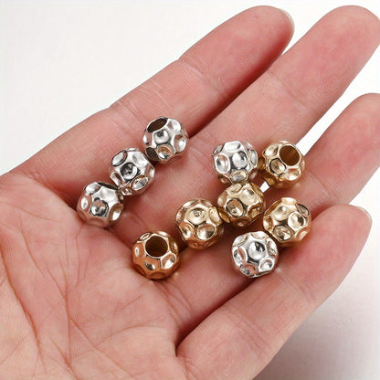 CCB Plastic Round Big Hole Beads
