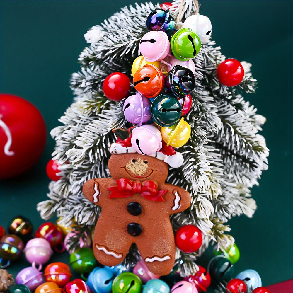 17x19mm Christmas Iron Jingle Bell Beads
