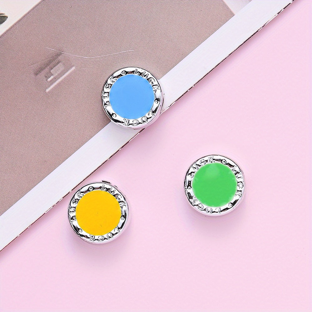 12×12.6mm CCB Flat Round Beads