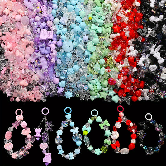 40g Summer Color Acrylic Beads Set
