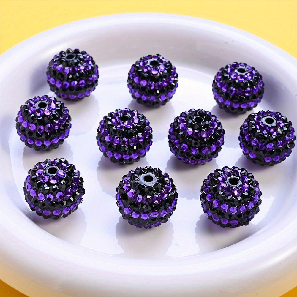 20mm Halloween Rhinestone Ball Beads