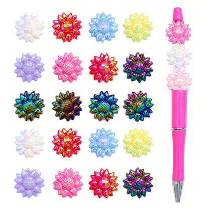 18x25mm AB Finish Acrylic Bow Beads