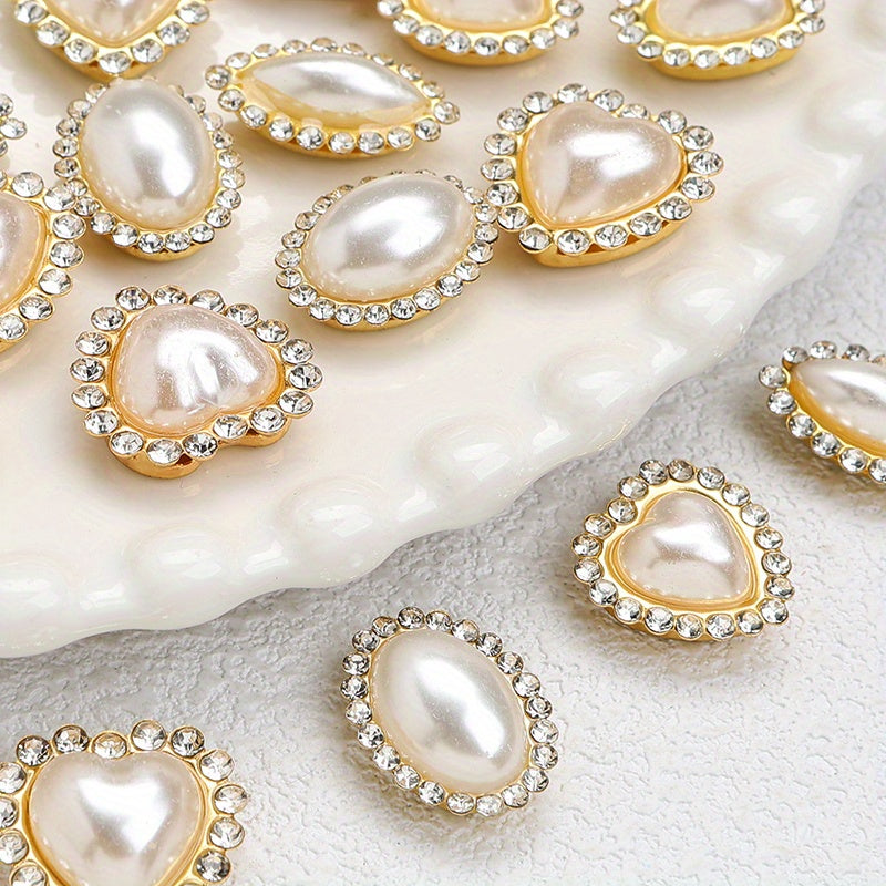 20pcs White Acrylic Artificial Pearl Beads