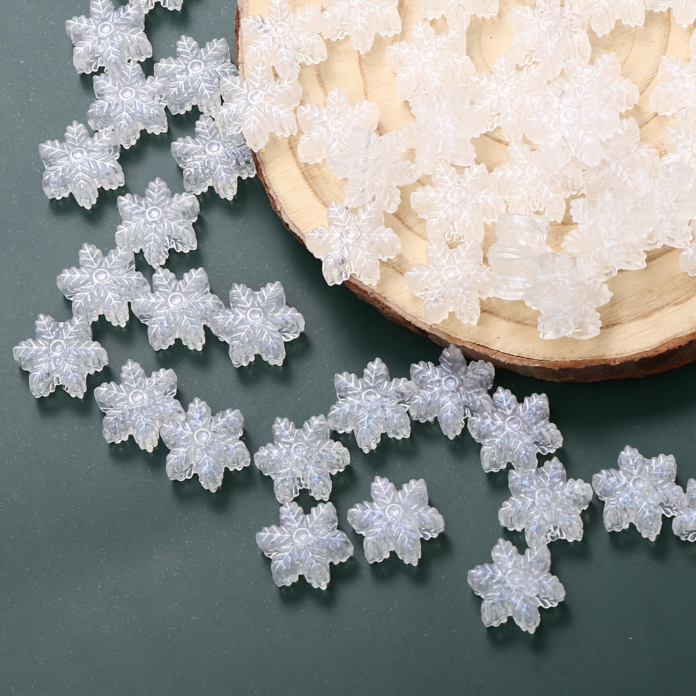 Colorful Five-Pointed Star Acrylic Spacer Beads