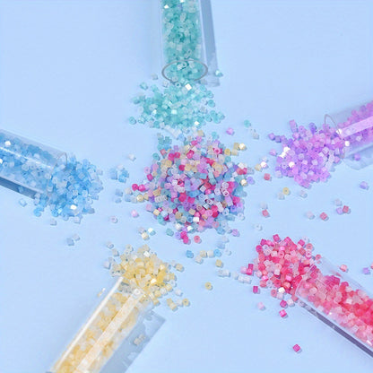 2.5mm Cat Eye Cylindrical Glass Rice Beads