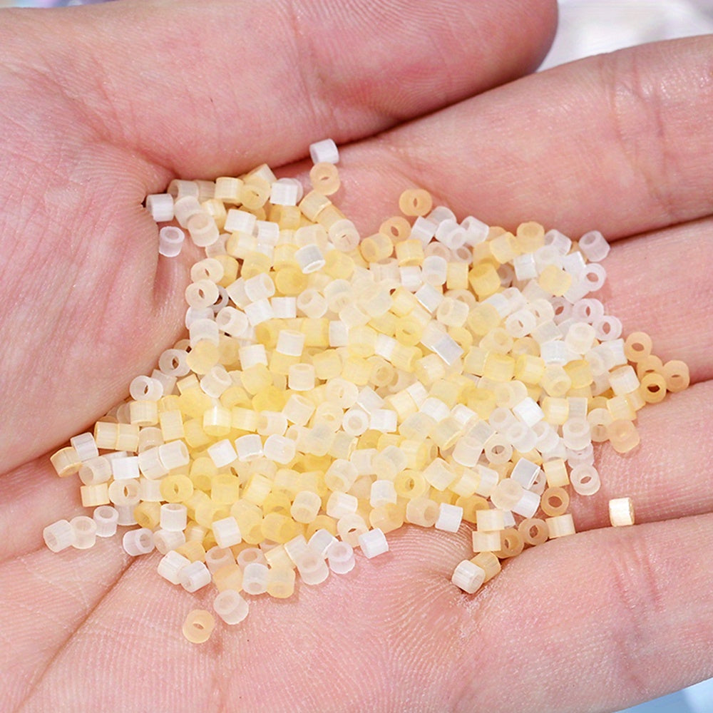2.5mm Cat Eye Cylindrical Glass Rice Beads