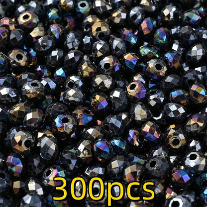 Gradient Shiny Mushroom Flatback Beads