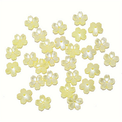 Pentagram Acrylic Round Spacer Beads