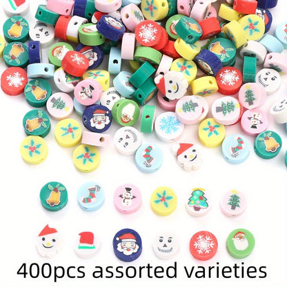 Christmas Polymer Clay Beads