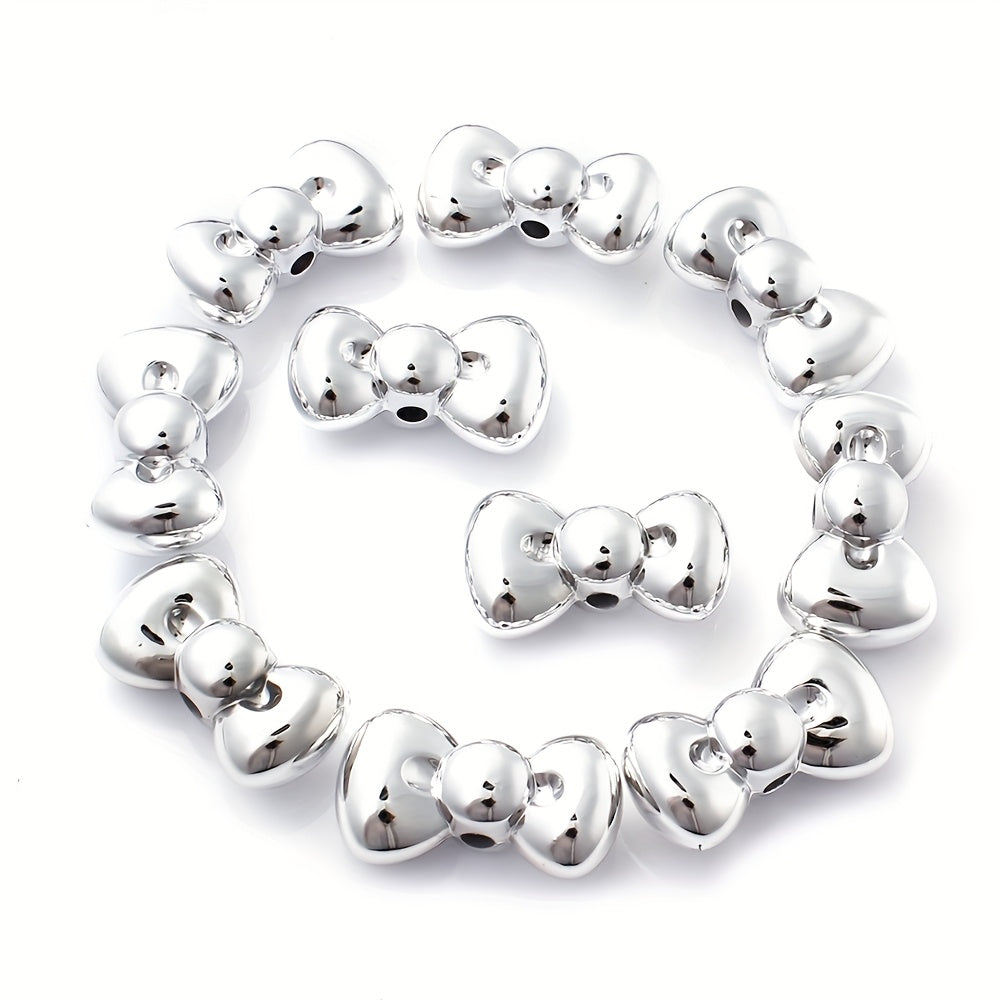 15x26mm Christmas Bowknot Spacer Beads