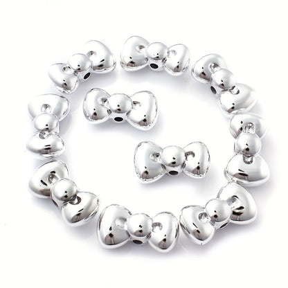 15x26mm Christmas Bowknot Spacer Beads