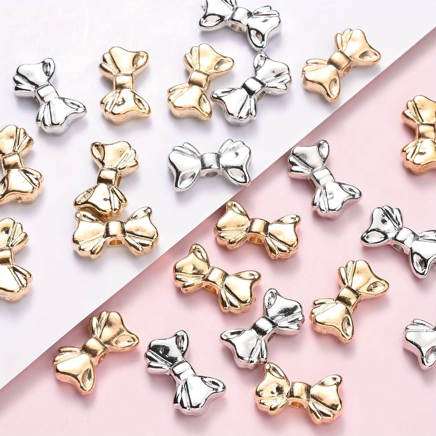 Flower Print Silicone Round Focal Beads