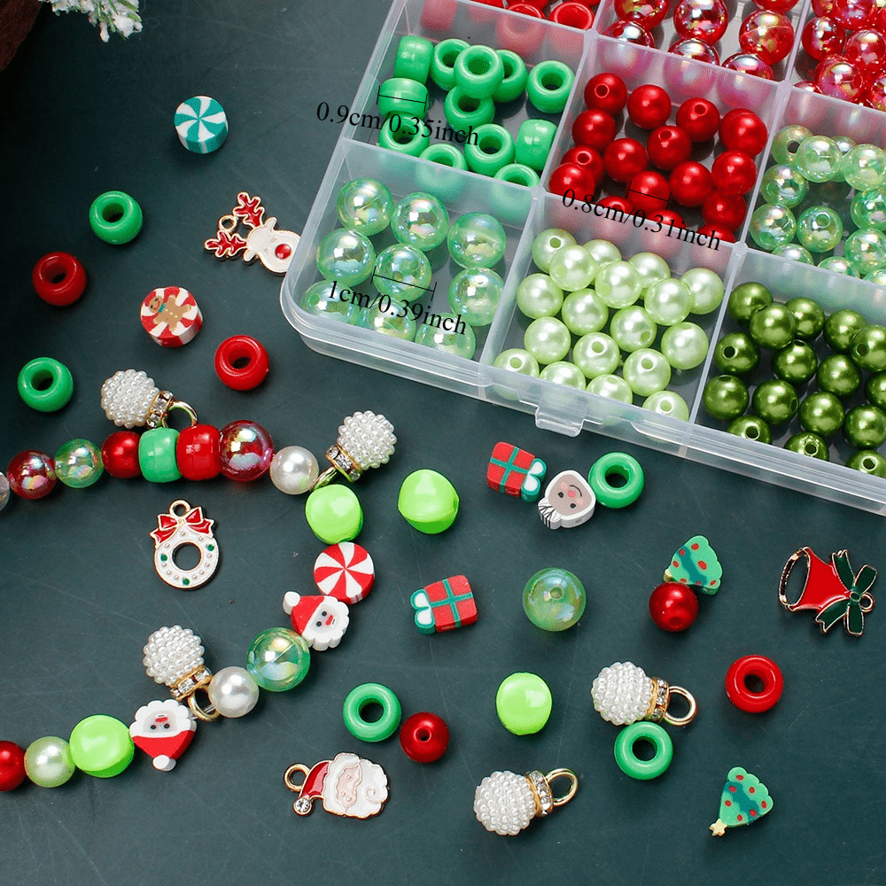 15-Grid Christmas DIY Jewelry Making Kit