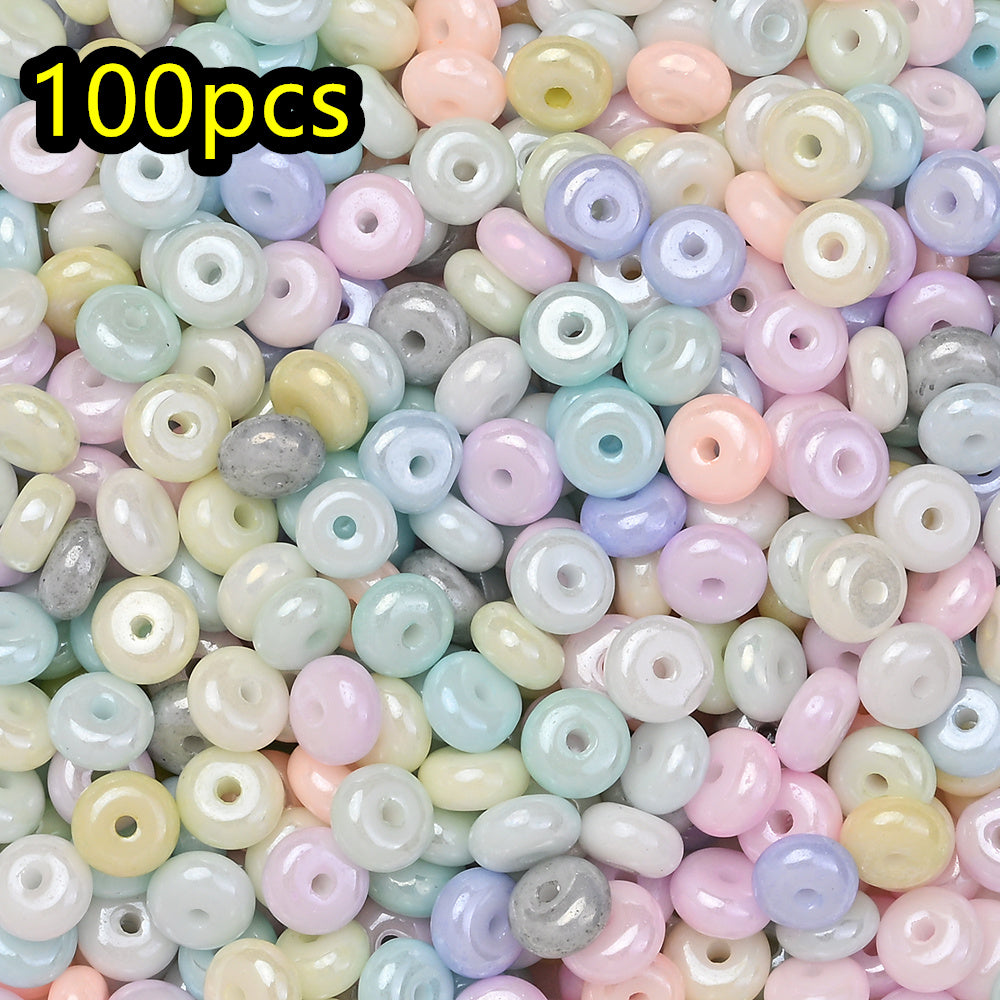 Golden Gradient Abacus Beads