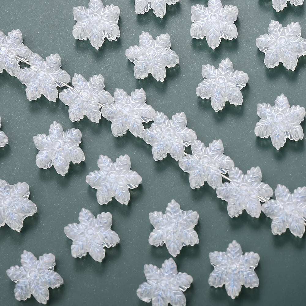 Colorful Five-Pointed Star Acrylic Spacer Beads