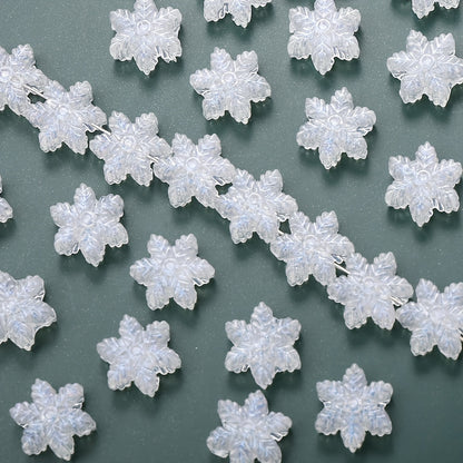Colorful Five-Pointed Star Acrylic Spacer Beads