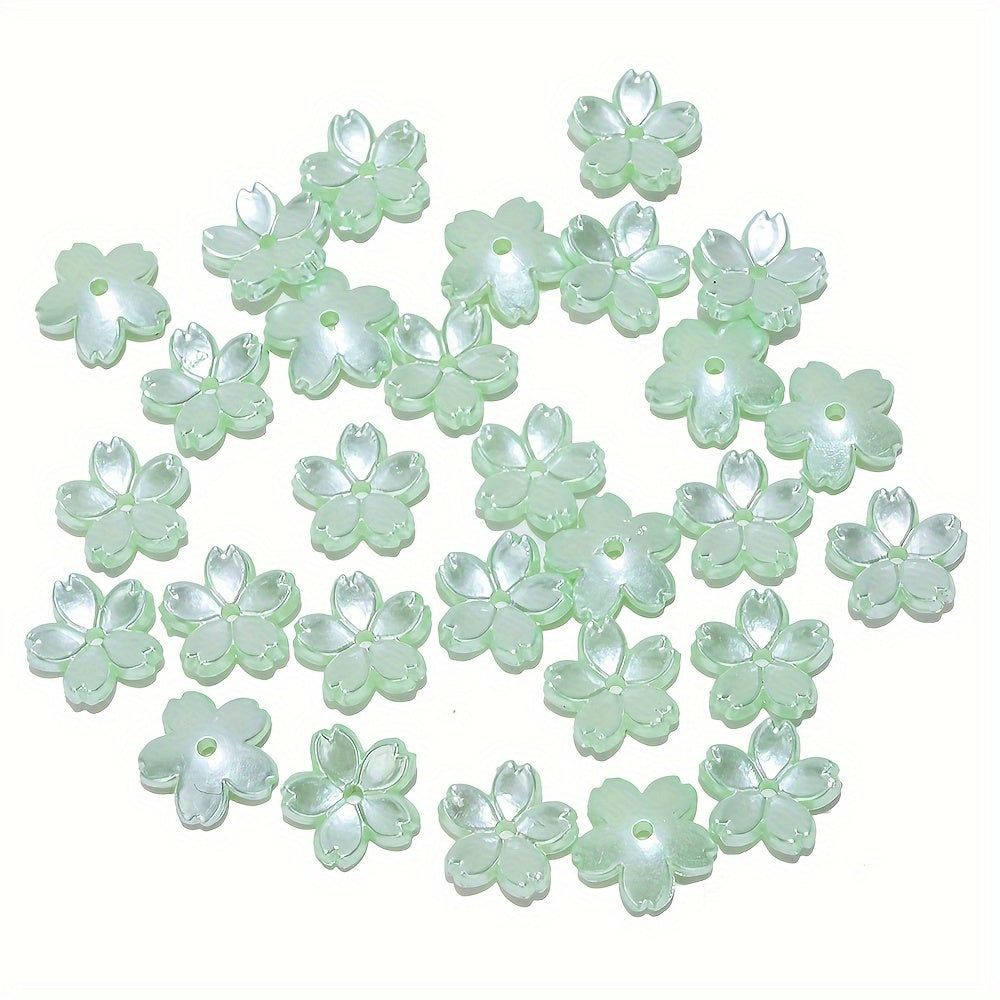 Pentagram Acrylic Round Spacer Beads