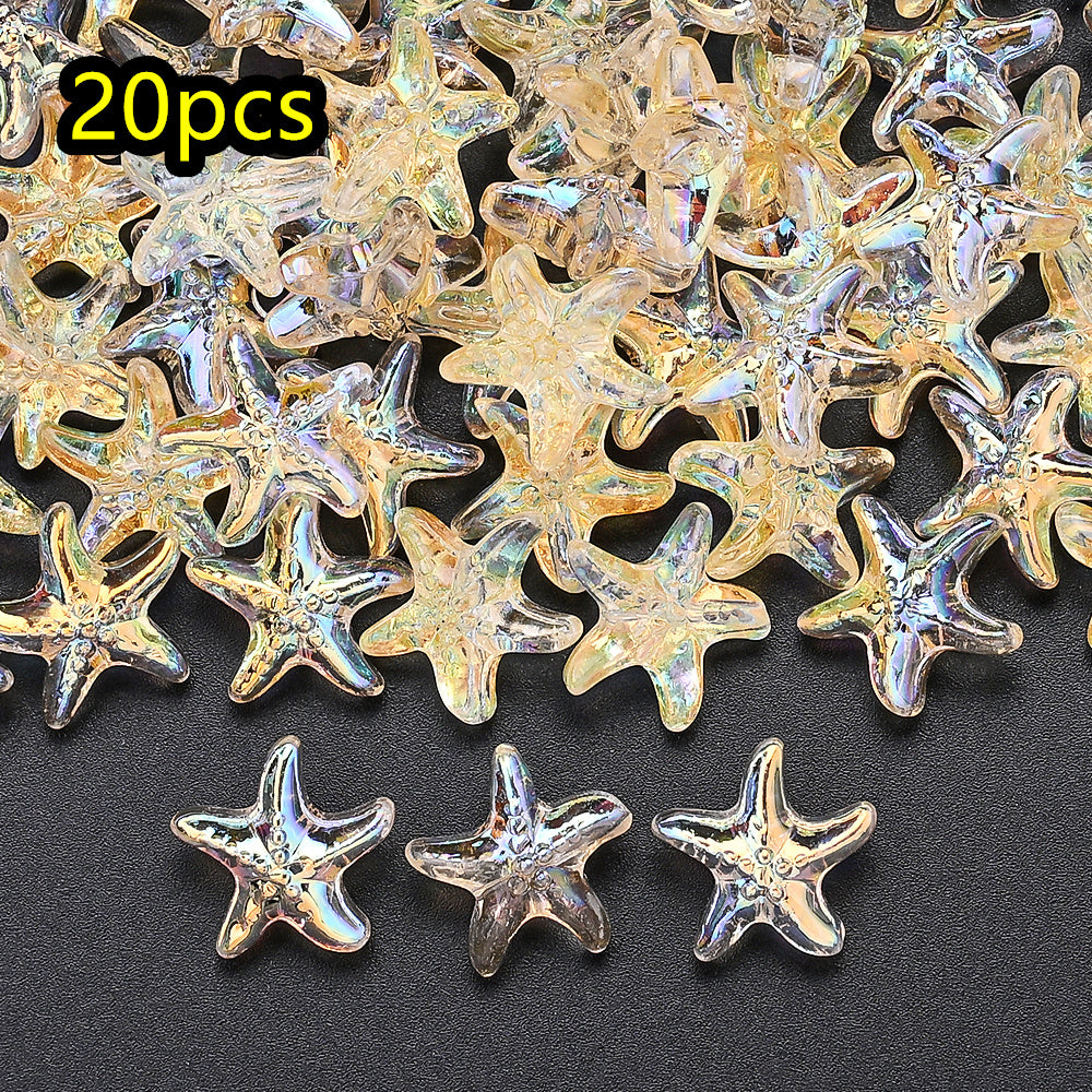 AB Ocean Starfish Glass Beads