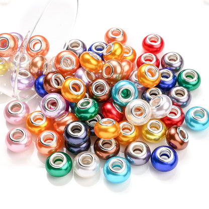 Assorted Imitation Pearl Large Hole Beads