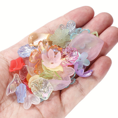 Multicolor Bowknot Resin Flatback Beads Box