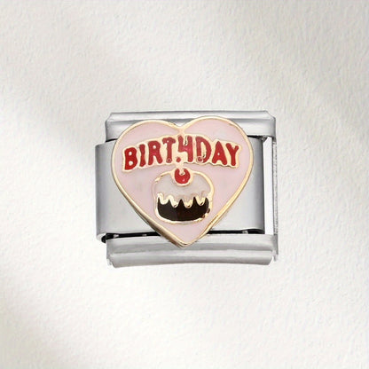 1pc Colorful Cake Charm Chain Bead