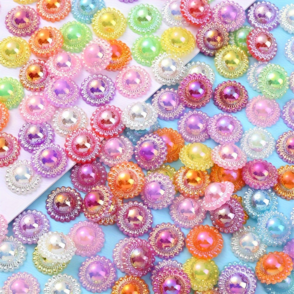 Mix Color Square Cube Acrylic Spacer Beads