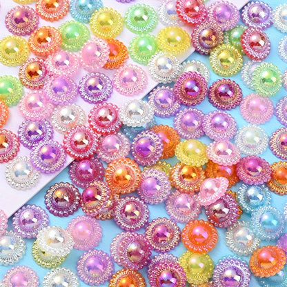 Mix Color Square Cube Acrylic Spacer Beads