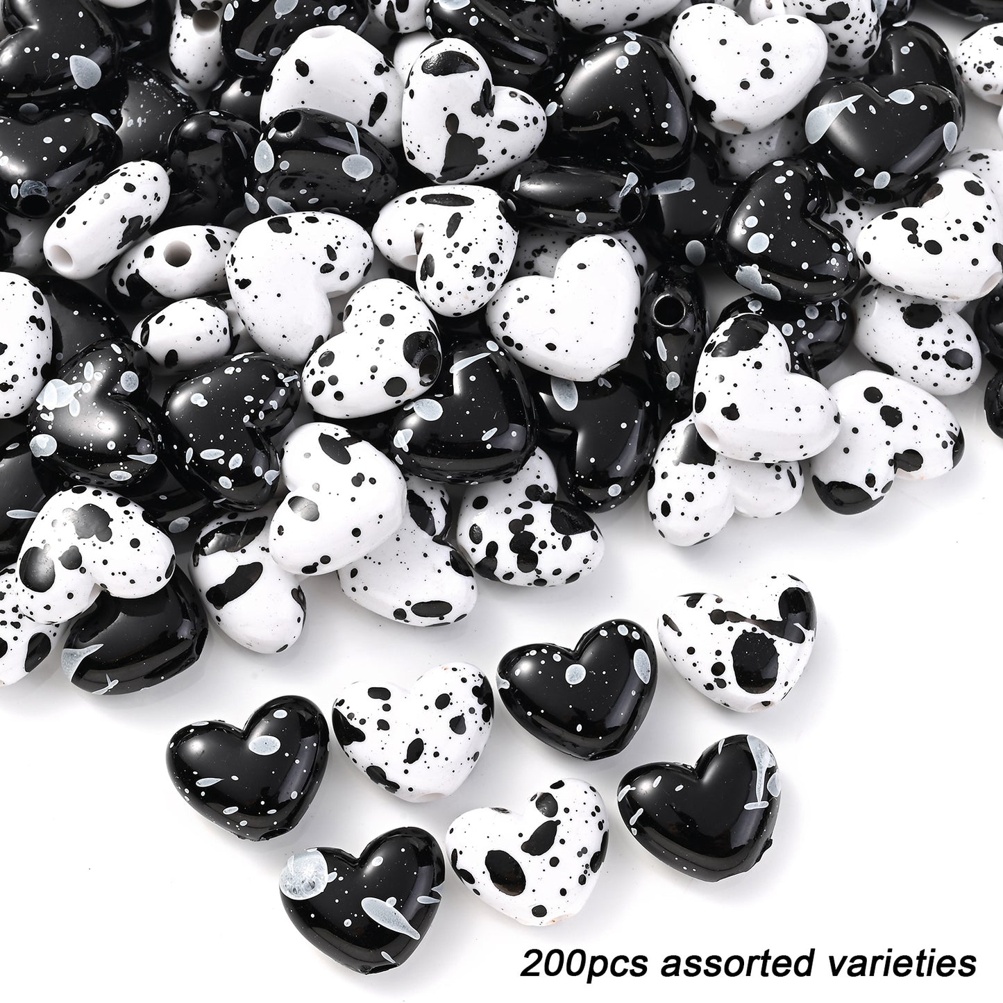 Multicolor Cylinder Tube CCB Spacer Beads