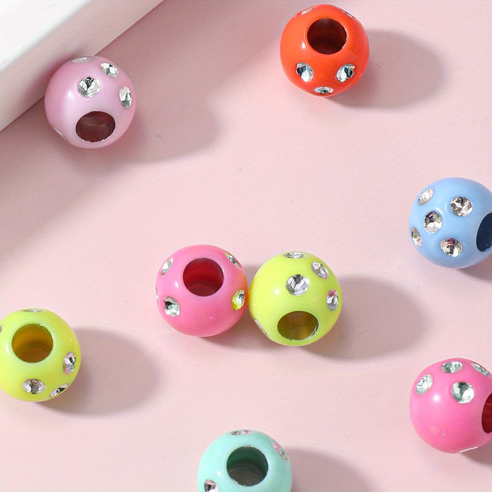 Mix Colorful Skull Acrylic Spacer Beads