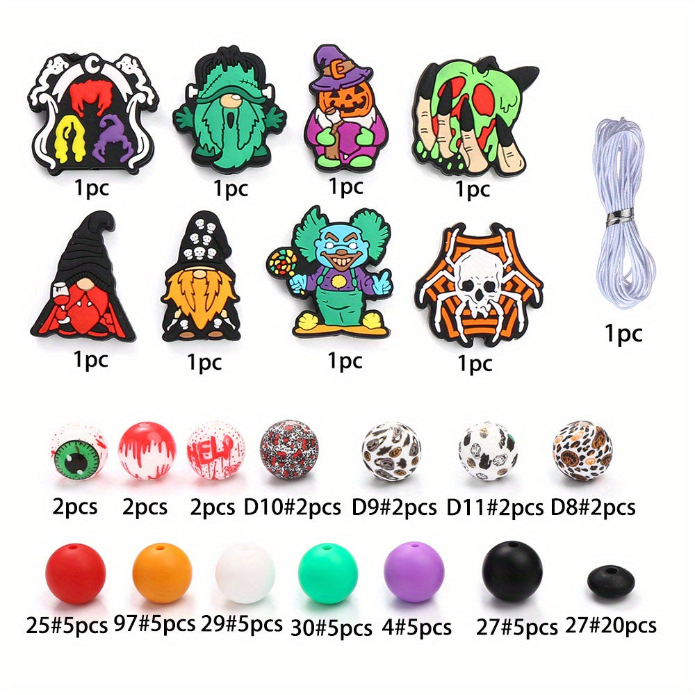 Halloween Silicone Beads Set