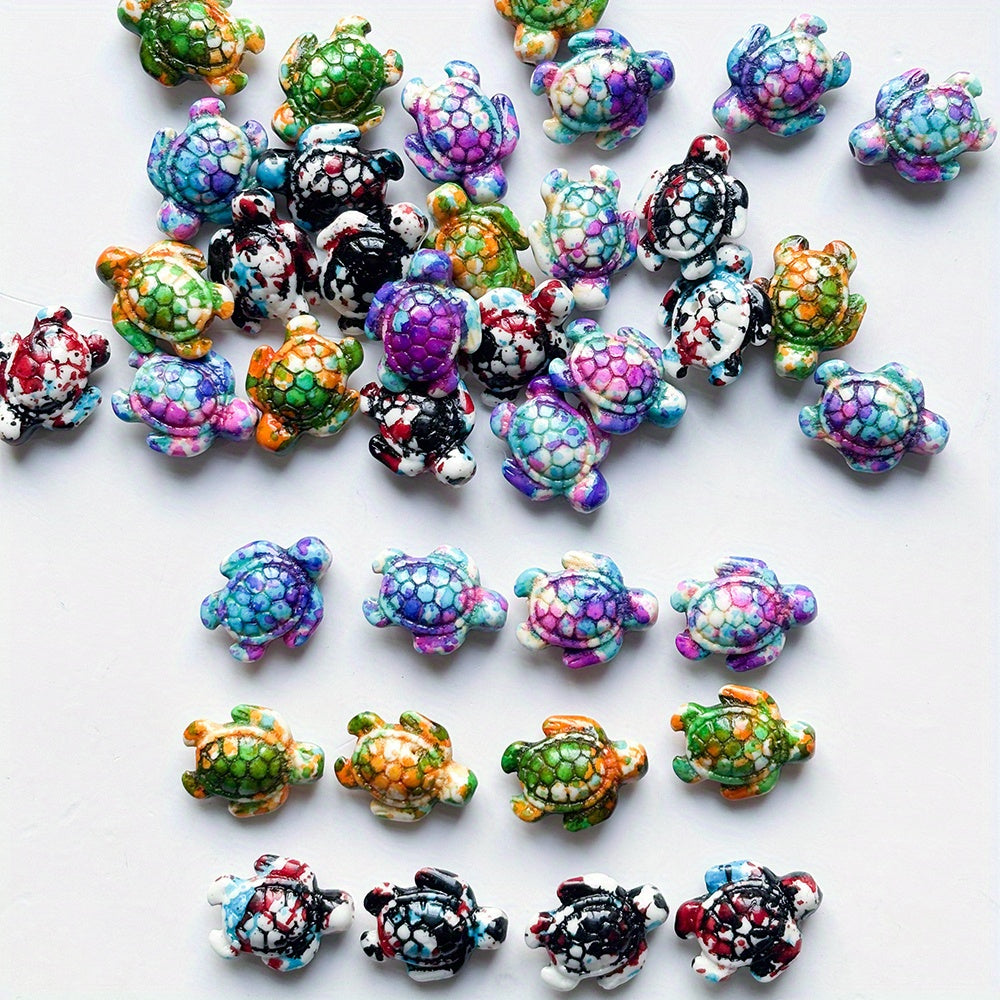 Sea Turtle Stone Spacer Beads