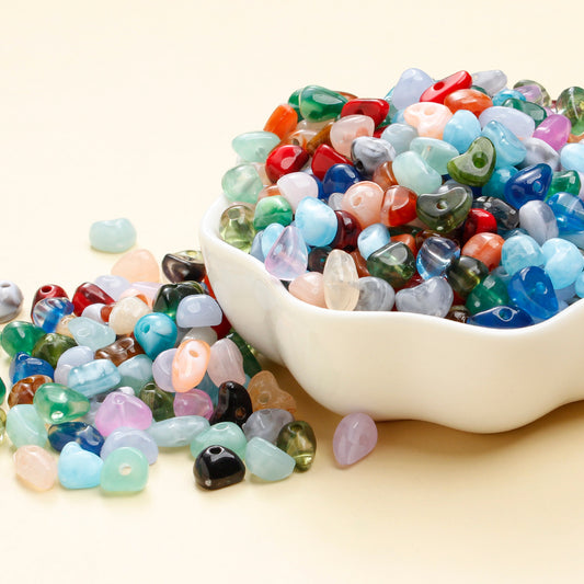 20g/bag Vintage Style Irregular Acrylic Beads