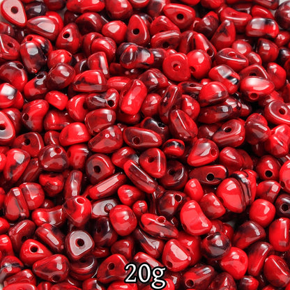 20g 4-9mm Two Tone Irregular Gradient Beads