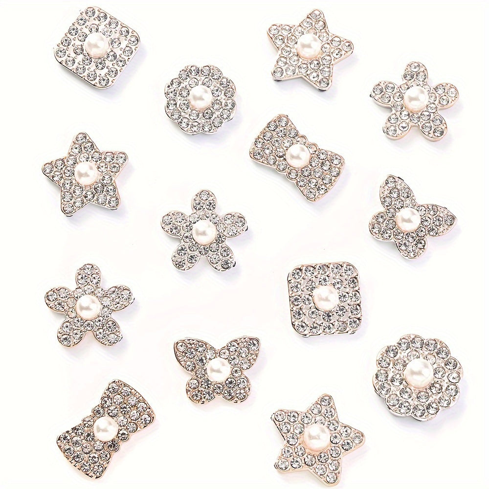 40-Piece 15mm Mixed Color Flower Print Rubber Round Silicone Focal Beads Set