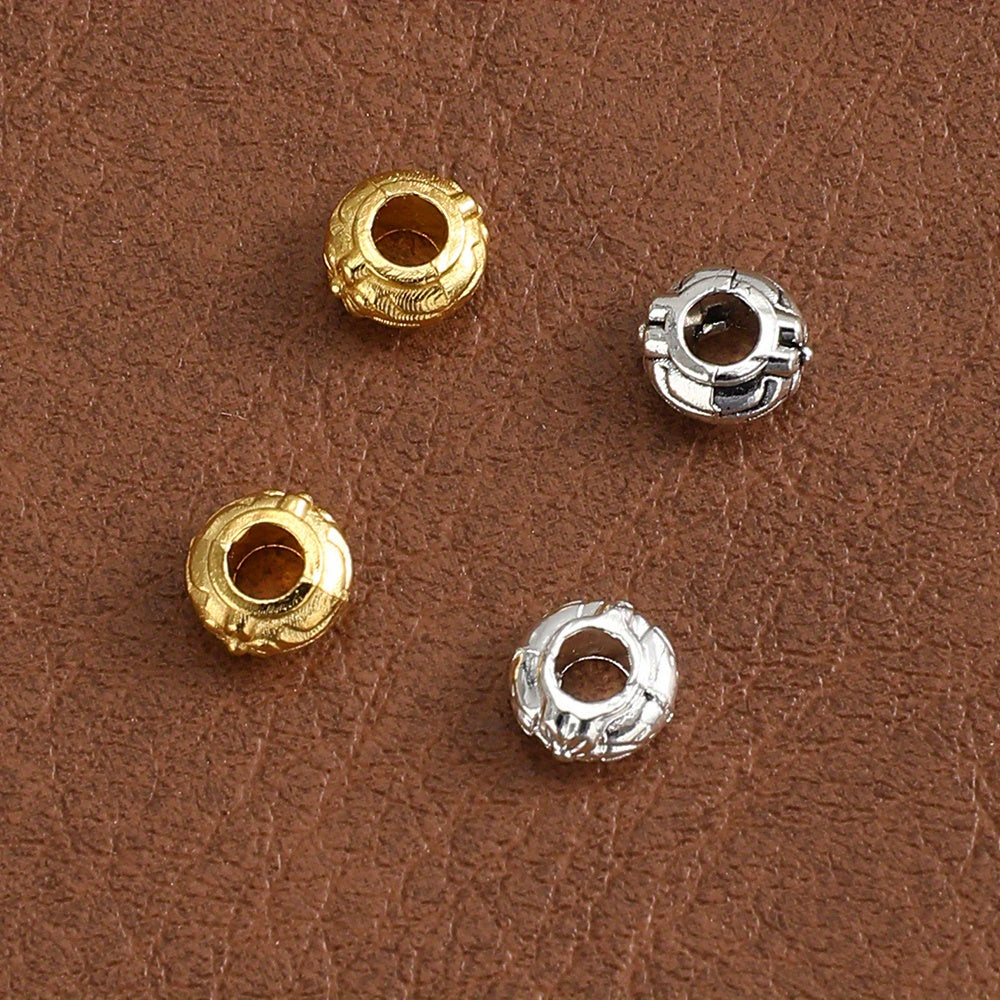3×6mm Zinc Alloy Flower Spacer Beads