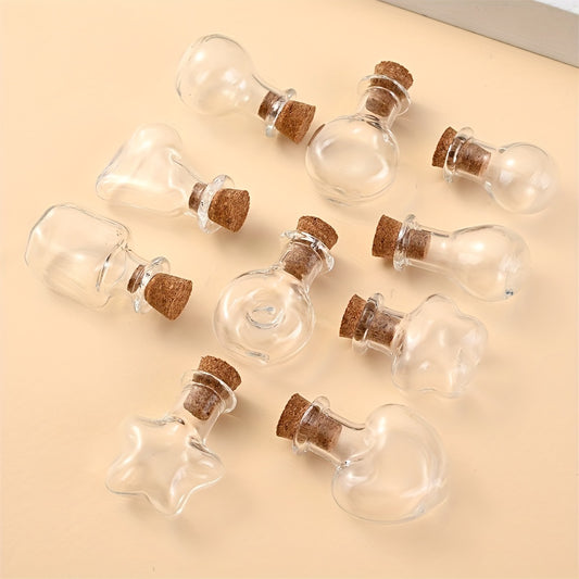 1pc Glass Bottle Storage Pendant
