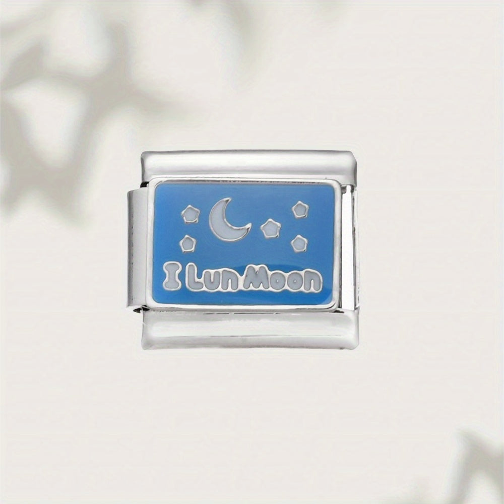 1pc Sun Star Moon Dark Cloud Television Charm Bead