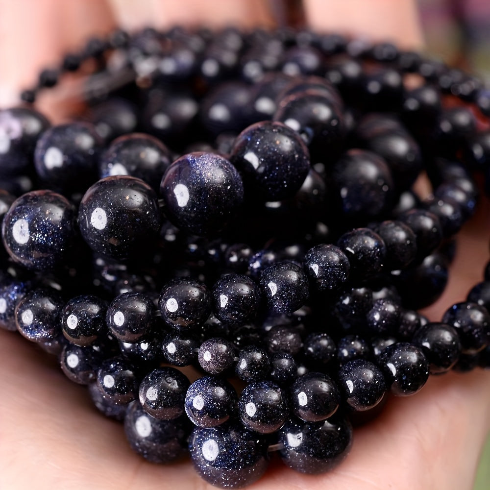 Natural Blue Sandstone Beads