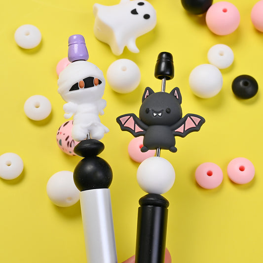 38pcs Halloween Silicone Focus Beads Set
